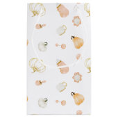 Niedlich Little Pumpkin Baby Dusche Danke Kleine Geschenktüte (Rückseite)