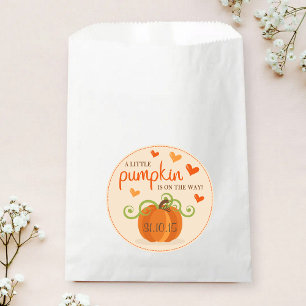 Niedlich Little Pumpkin Baby Dusche Gefälligkeitst Geschenktütchen