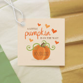 Niedlich Little Pumpkin Baby Dusche Geschenkanhänger