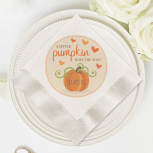 Niedlich Little Pumpkin Baby Dusche Napkins Serviette
