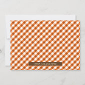 Niedlich Little Pumpkin Foto 1. Geburtstag Einladu Einladung (Rückseite)