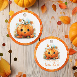 Niedlich Little Pumpkin Geburtstagsparty Geschenkanhänger