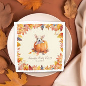 Niedlich Little Pumpkin Puppy Baby Dusche Serviette