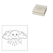Niedlich Little Rain Cloud Rubber Briefmarke Gummistempel (Stempel)
