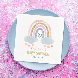 Niedlich Little Rainbow Baby Dusche Napkins Serviette