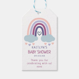 Niedlich Little Rainbow Baby Dusche Vielen Dank Geschenkanhänger