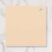 Niedlich Little Rainbow Boho Kinderdusche Danke Geschenkanhänger (Rückseite)