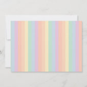 Niedlich Little Rainbow Sunshine Baby Birthday Fot Einladung (Rückseite)