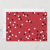 Niedlich Little Red Ladybug BABY SHOWER BIRTHDAY Einladung (Rückseite)