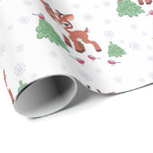 Niedlich Little Rentier Geschenkpapier (Rolleneckpunkt)