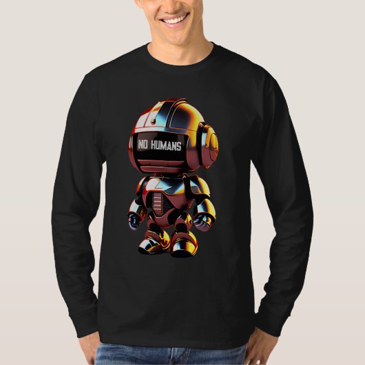 Niedlich Little Robot T-Shirt (Vorderseite)