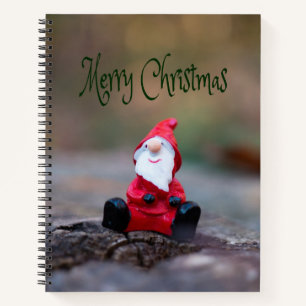 Niedlich Little Santa Clause Frohe Weihnachten Notizblock