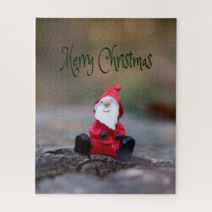Niedlich Little Santa Clause Frohe Weihnachten Puzzle