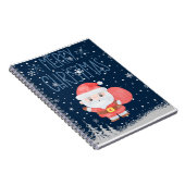 Niedlich Little Santa Navy-Notebook Notizblock (Rechte Seite)
