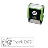 Niedlich Little Sheep Dankeschön Ewe (Sie) Permastempel (Beispiel)