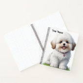 Niedlich Little Shih Tzu Puppy Dog Lover Notizblock (Innenseite)