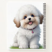 Niedlich Little Shih Tzu Puppy Dog Lover Notizblock (Rückseite)