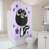 Niedlich Little Skunk Duschvorhang (Beispiel)