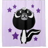 Niedlich Little Skunk Duschvorhang (Vorderseite)
