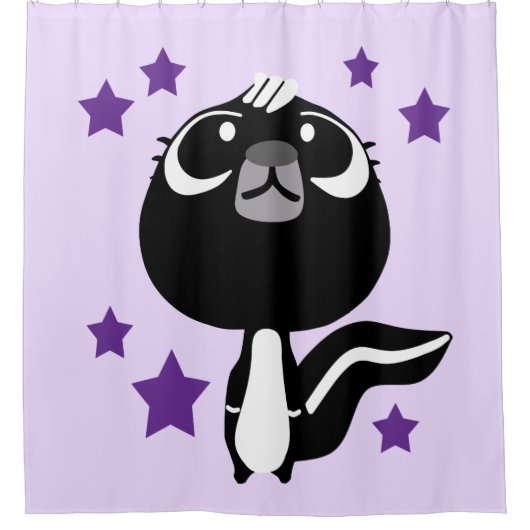 Niedlich Little Skunk Duschvorhang (Vorderseite)