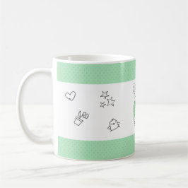 Niedlich Little Smart Hamster Green Kaffeetasse