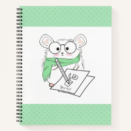 Niedlich Little Smart Hamster Green Notizblock