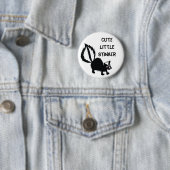 Niedlich Little Stinker Skunk Print Art Graphic Button (Beispiel)