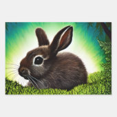 Niedlich Little Storybook Bunny Geschenkpapier Set (Vorderseite)