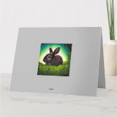 Niedlich Little Storybook Bunny Karte (Rückseite)