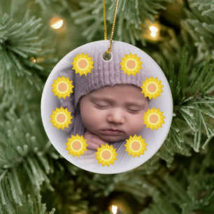 Niedlich Little Sunshine Foto Keramik Ornament