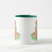 Niedlich Little Teddy Bear Bouquet Blume Blumenstr Tasse (Zentrum)