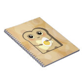 Niedlich Little Toast - Butter und Eierheber Notizblock (Rechte Seite)