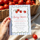 Niedlich Little Tomato Baby Dusche Einladung