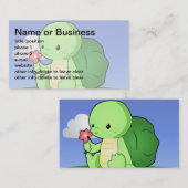 Niedlich Little Turtle Visitenkarte (Vorne/Hinten)