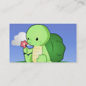 Niedlich Little Turtle Visitenkarte (Rückseite)