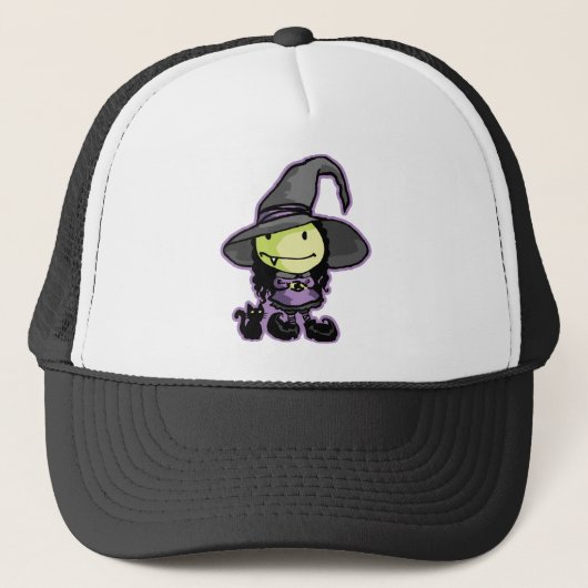 Niedlich Little Witchy Truckerkappe (Vorderseite)