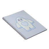 Niedlich Little Yeti Notizblock (Rechte Seite)