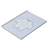 Niedlich Little Yeti Notizblock (Linke Seite)