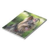 Niedlich Little Yorkshire Terrier Dog Notizblock (Rotiert)