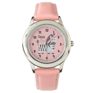 Niedlich Little Zebra Kinder Personalisiert Armbanduhr