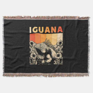 Niedlich Lizard Iguana Reptil Gift Iguana Decke