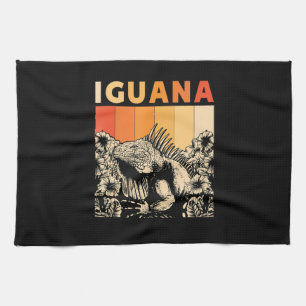 Niedlich Lizard Iguana Reptil Gift Iguana Geschirrtuch