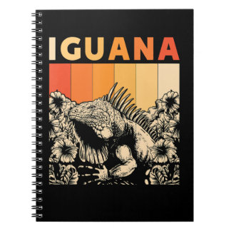 Niedlich Lizard Iguana Reptil Gift Iguana Notizblock