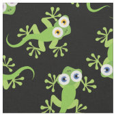Niedlich Lizards Kids Gecko Cartoon Stoff (Nahaufnahme)