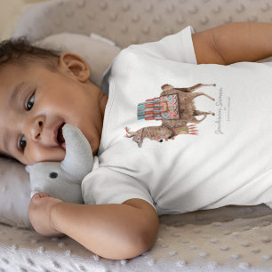 Niedlich Llama Animal Baby Boy Bodysuit Strampler