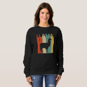 Niedlich Llama Animal Sweatshirt (Vorne ganz)