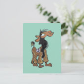 Niedlich Llama Cartoon DIY Postkarte (Stehend Vorderseite)
