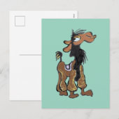 Niedlich Llama Cartoon DIY Postkarte (Vorne/Hinten)