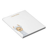 Niedlich Llama Cartoon Kids Notizblock (angewinkelt)