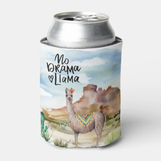 Niedlich Llama Dosenkühler (Kanne Vorderseite)